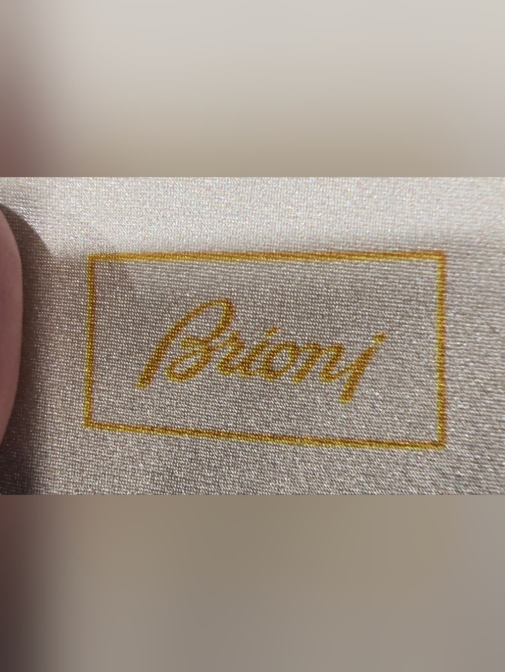 Brioni Mens Paisley Handmade Silk Tie - Picture 2 of 6